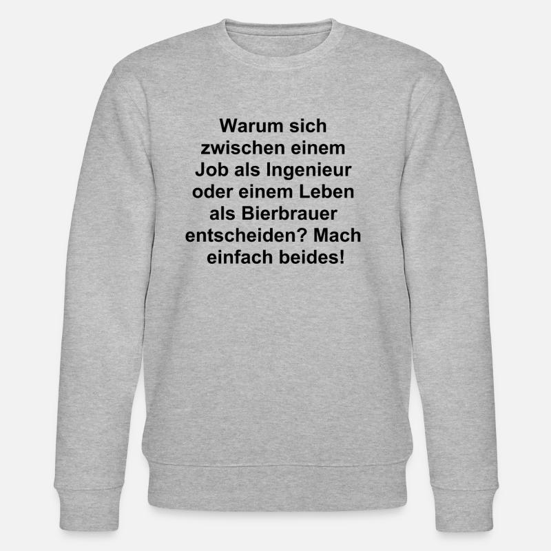 Engineer Gift - Stanley/Stella CHANGER Unisex Organic Sweatshirt - heather grey