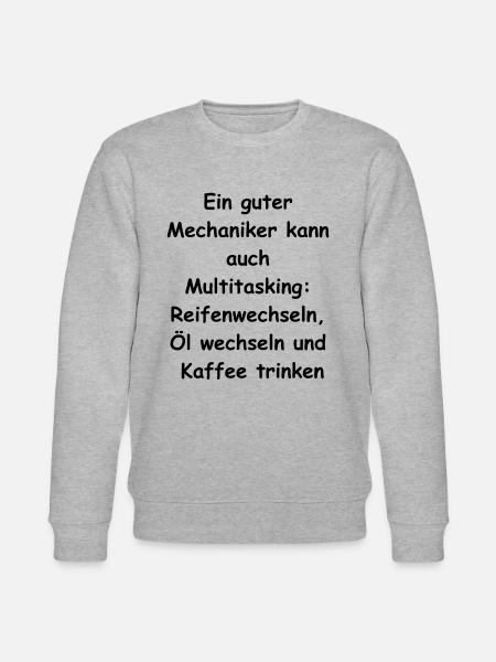 Mechanic Multitasking Gift - Stanley/Stella CHANGER Unisex Organic Sweatshirt - heather grey