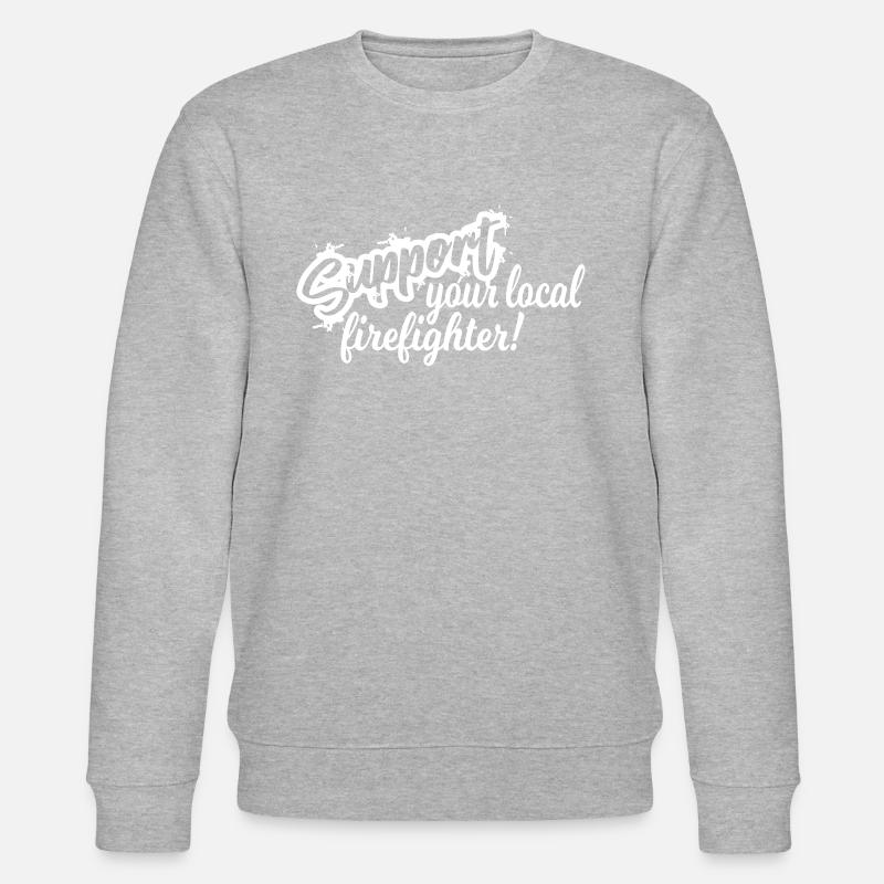 soutenez votre pompier local - Sweat bio CHANGER Stanley/Stella Unisexe - gris chiné