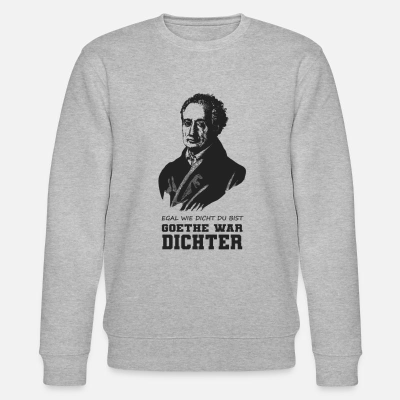 Goethe - Stanley/Stella Unisex Bio-Sweatshirt CHANGER  - Grau meliert