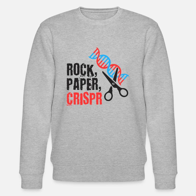 CRISPR - Stanley/Stella CHANGER Unisex Organic Sweatshirt - heather grey