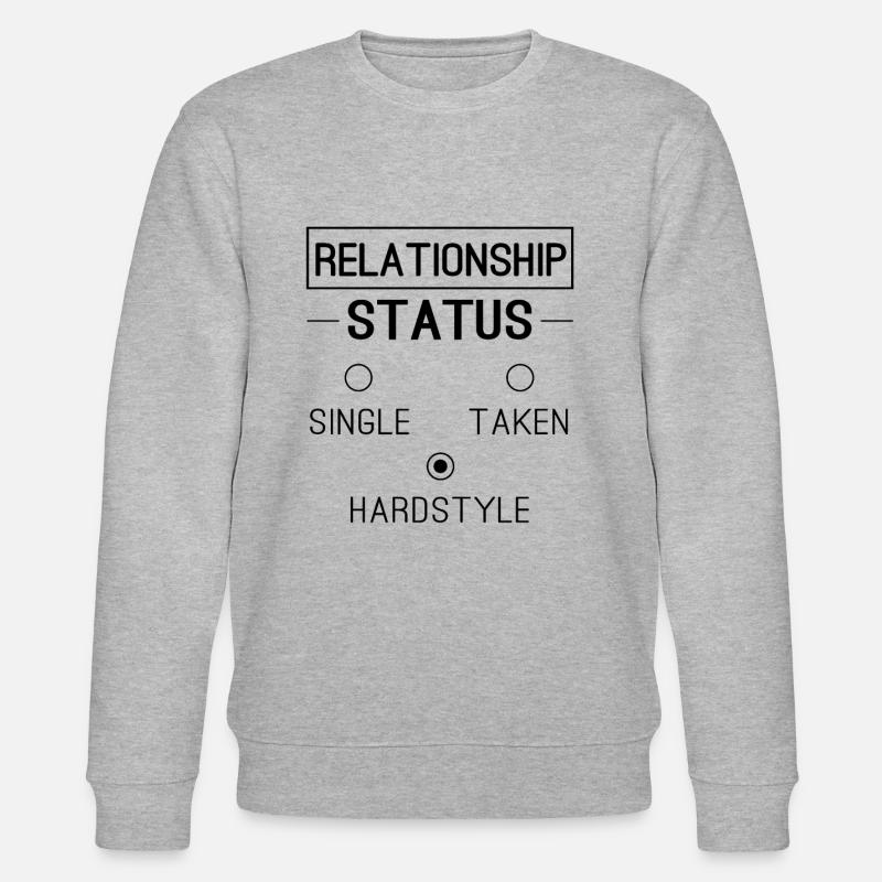 Statut de relation Hardstyle Drôle - Sweat bio CHANGER Stanley/Stella Unisexe - gris chiné