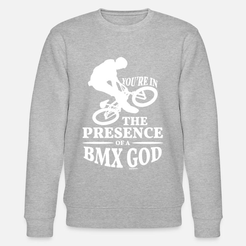 BMX Devis Vélo Descente - Sweat bio CHANGER Stanley/Stella Unisexe - gris chiné