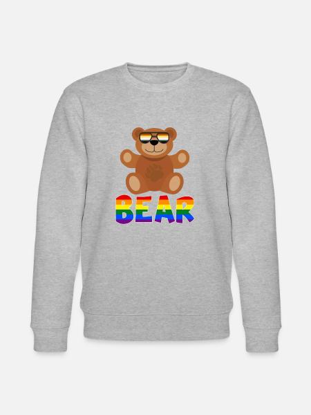 Homosexueller Bär - Stanley/Stella Unisex Bio-Sweatshirt CHANGER - Grau meliert