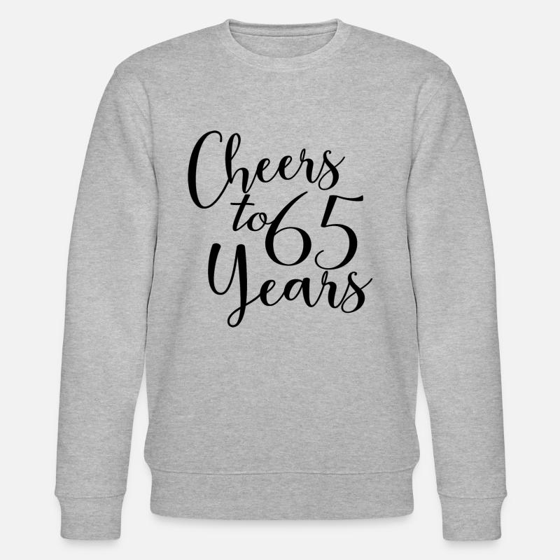 Vive 65 ans 65e anniversaire - Sweat bio CHANGER Stanley/Stella Unisexe - gris chiné
