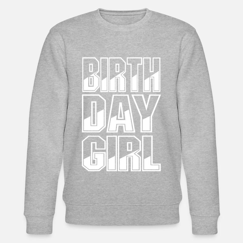 Fille d’anniversaire - Sweat bio CHANGER Stanley/Stella Unisexe - gris chiné