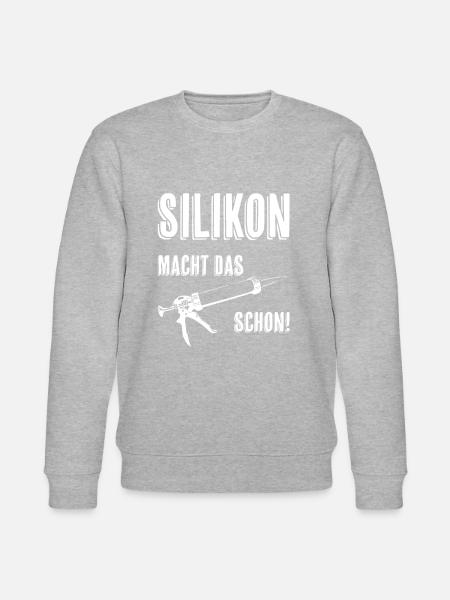 Silikon macht das schon - Stanley/Stella Unisex Bio-Sweatshirt CHANGER  - Grau meliert