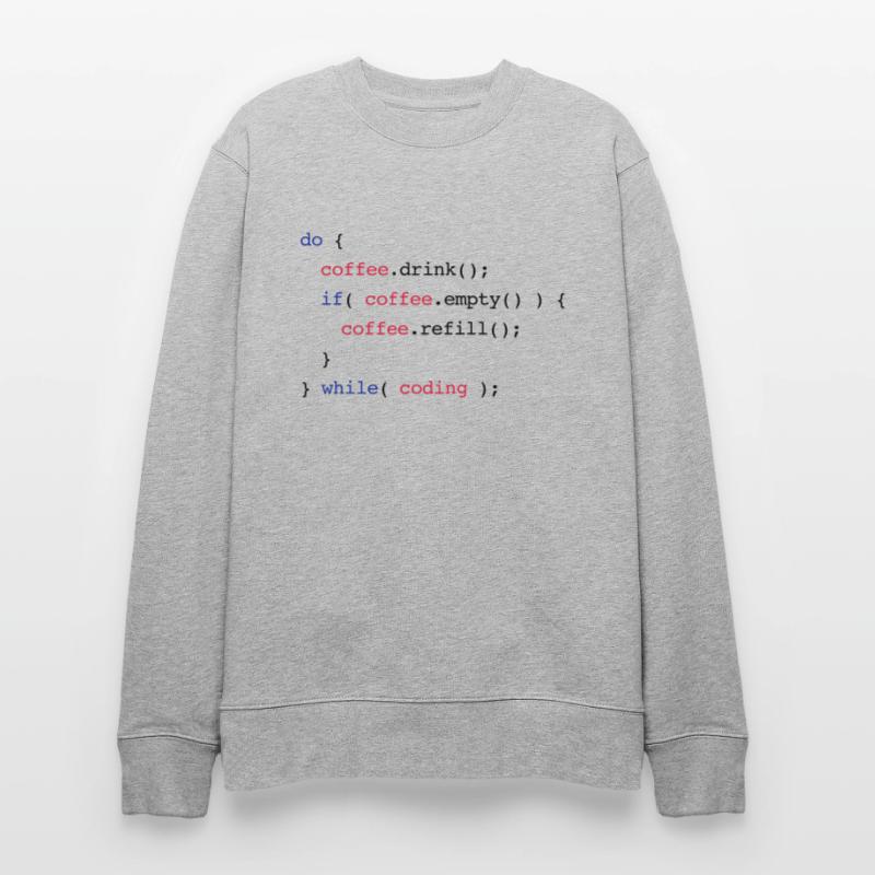 Code Coffee Refill Coding Stanley/Stella CHANGER Unisex Organic Sweatshirt