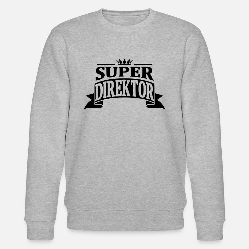 super direktor - Stanley/Stella Unisex Bio-Sweatshirt CHANGER  - Grau meliert