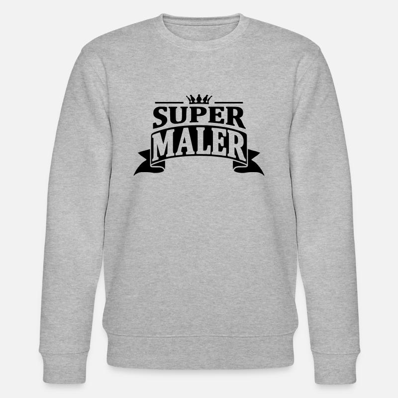 super maler - Stanley/Stella Unisex Bio-Sweatshirt CHANGER  - Grau meliert