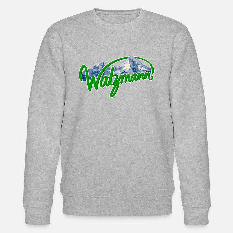 Watzmann - Stanley/Stella Unisex Bio-Sweatshirt CHANGER  - Grau meliert