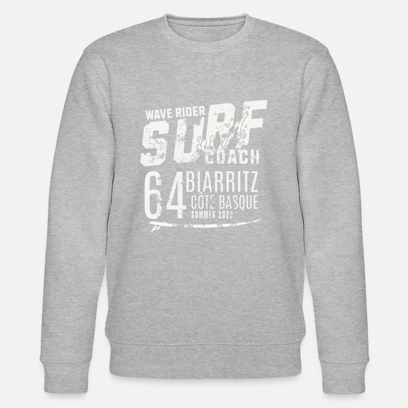Surf coach wave rider Biarritz - Stanley/Stella CHANGER Unisex Organic Sweatshirt - undefined