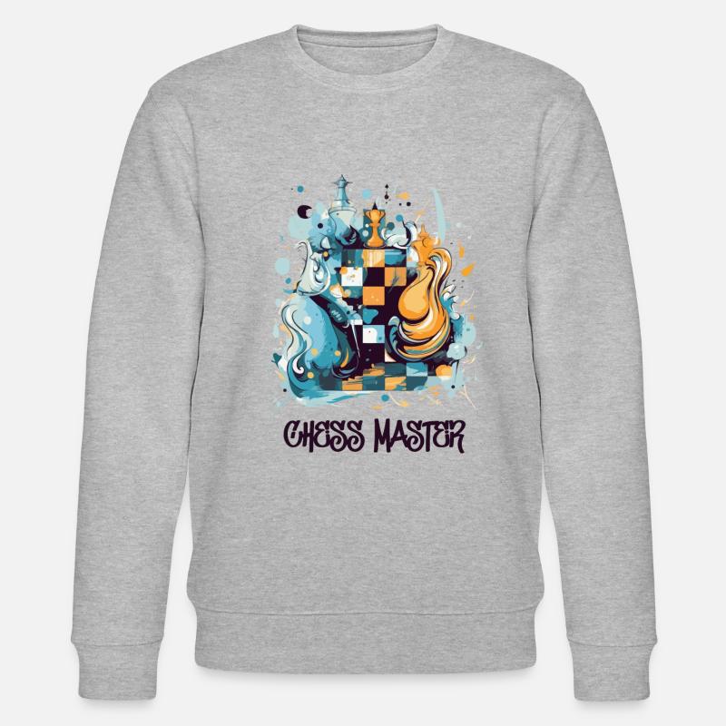 Chess Master - Stanley/Stella CHANGER Unisex Organic Sweatshirt - heather grey