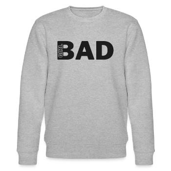 Bad girl - mauvaise fille 01 - Sweat bio CHANGER Stanley/Stella Unisexe - gris chiné - Devant - Nik (191cm) & Marisol (170cm)