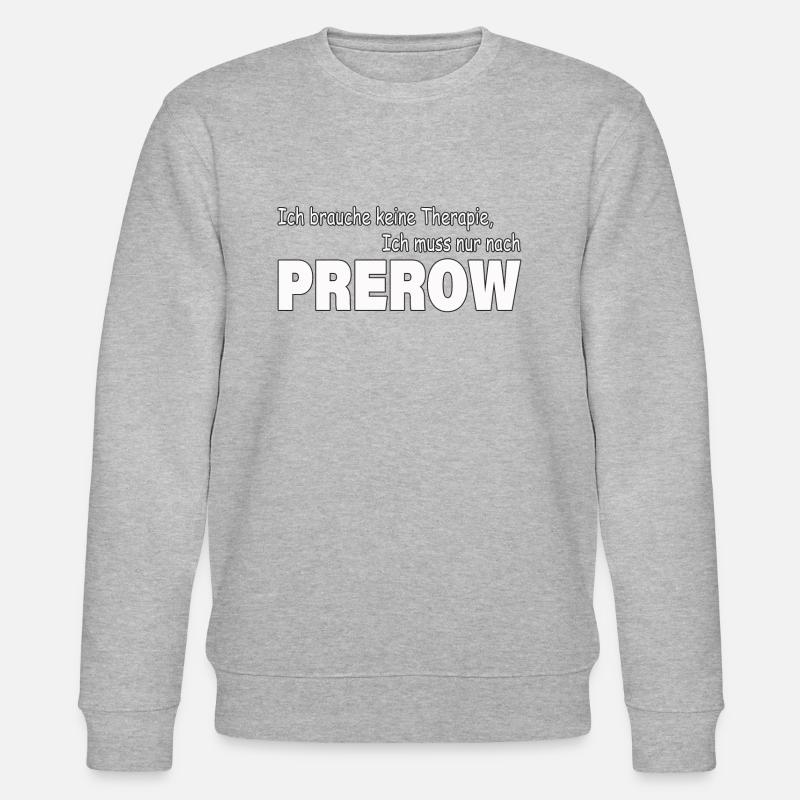 Therapie PREROW - Stanley/Stella Unisex Bio-Sweatshirt CHANGER  - Grau meliert