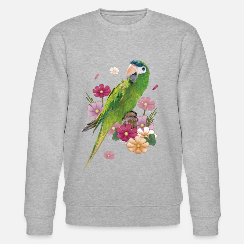 Der edle Ara - Stanley/Stella Unisex Bio-Sweatshirt CHANGER  - Grau meliert