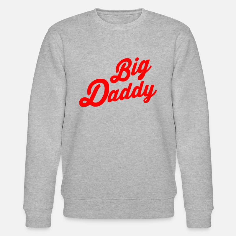 Big daddy - Stanley/Stella Unisex Bio-Sweatshirt CHANGER  - Grau meliert