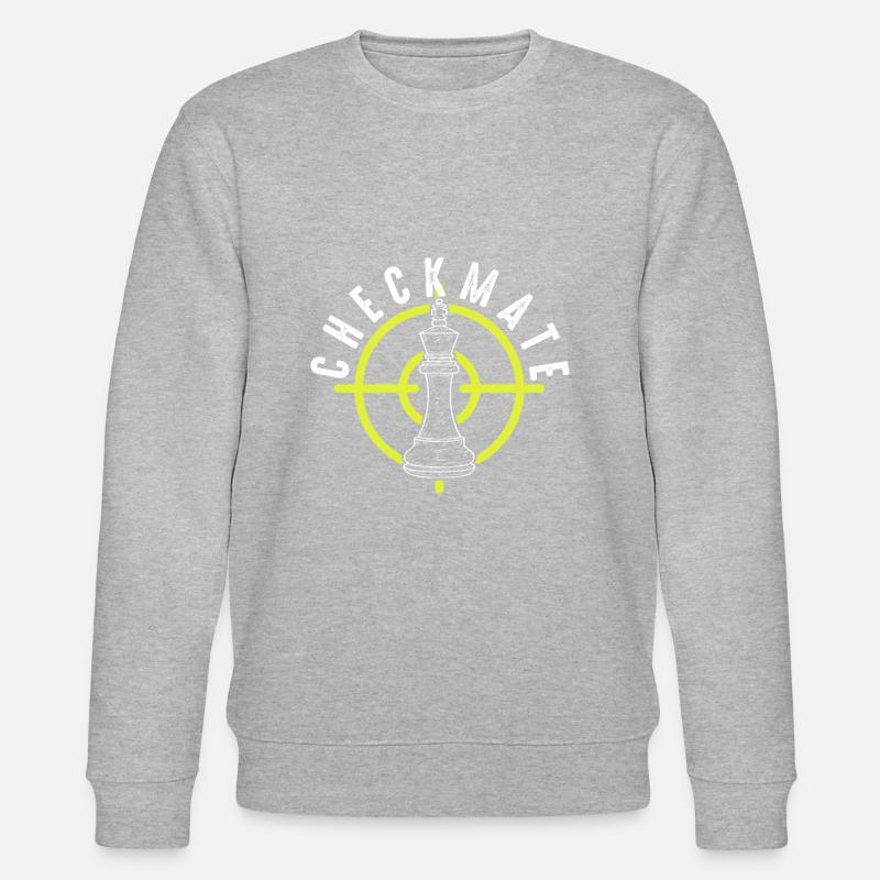 Checkmate Schach Chess - Stanley/Stella Unisex Bio-Sweatshirt CHANGER  - Grau meliert