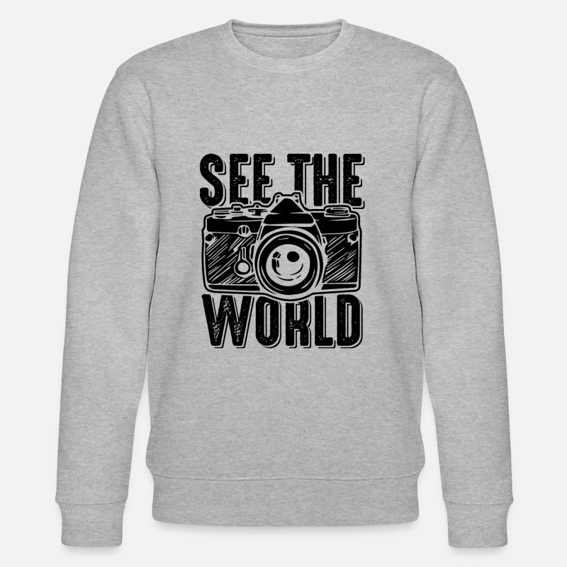 Photographe de voyage Voyage - Sweat bio CHANGER Stanley/Stella Unisexe - gris chiné