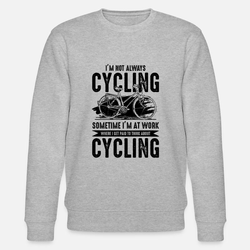 Vélo cyclisme devis vélo - Sweat bio CHANGER Stanley/Stella Unisexe - gris chiné