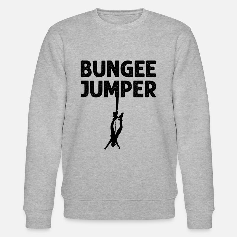 Bungee Jumper - Stanley/Stella Unisex Bio-Sweatshirt CHANGER - Grau meliert