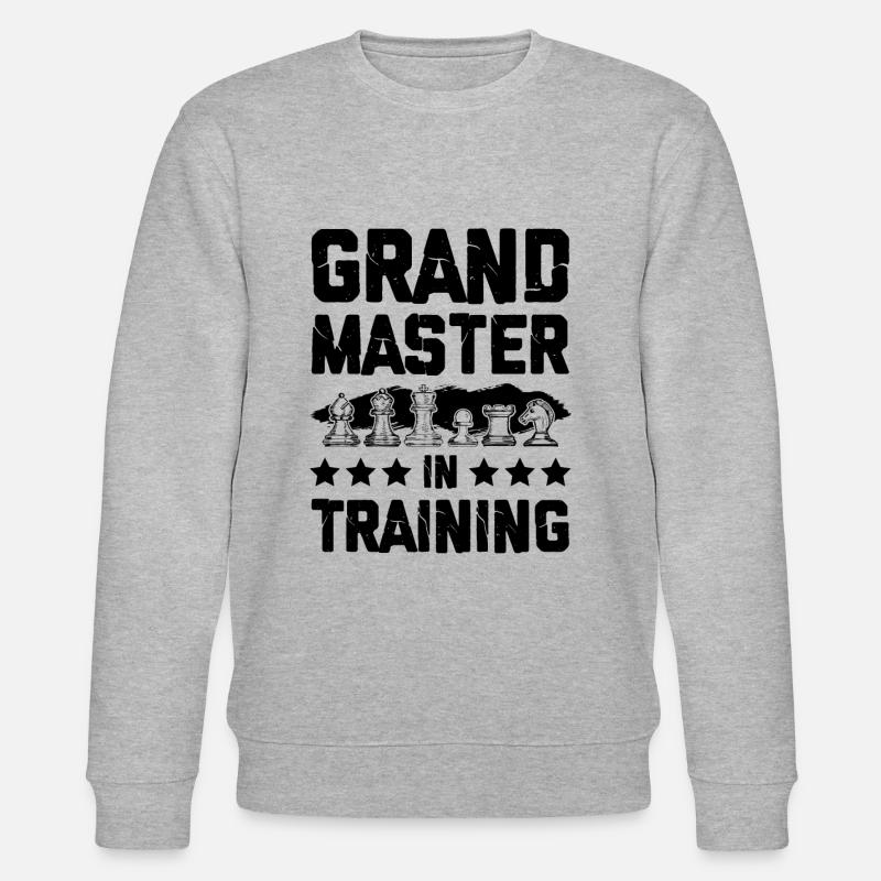 schach training master - Stanley/Stella Unisex Bio-Sweatshirt CHANGER  - Grau meliert
