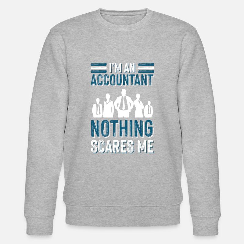 comptable comptable - Sweat bio CHANGER Stanley/Stella Unisexe - gris chiné