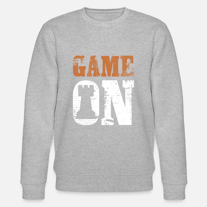 Jeu Échecs joueurs - Sweat bio CHANGER Stanley/Stella Unisexe - gris chiné