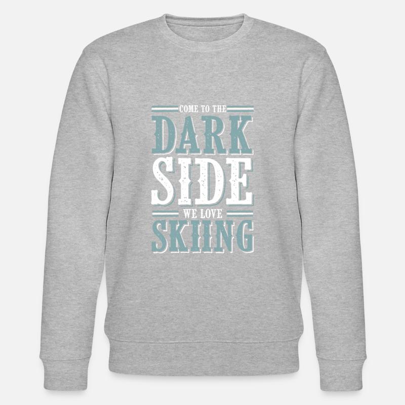 ski skiing - Stanley/Stella Unisex Bio-Sweatshirt CHANGER - Grau meliert