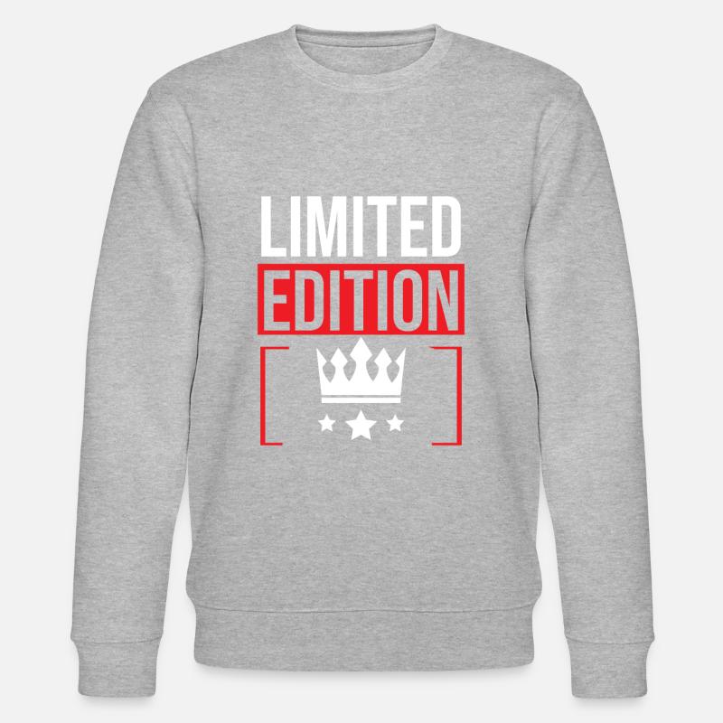 Limited Edition - Stanley/Stella Unisex Bio-Sweatshirt CHANGER  - Grau meliert