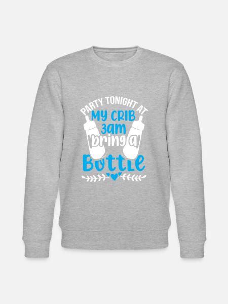 bébé bouteille - Sweat bio CHANGER Stanley/Stella Unisexe - gris chiné