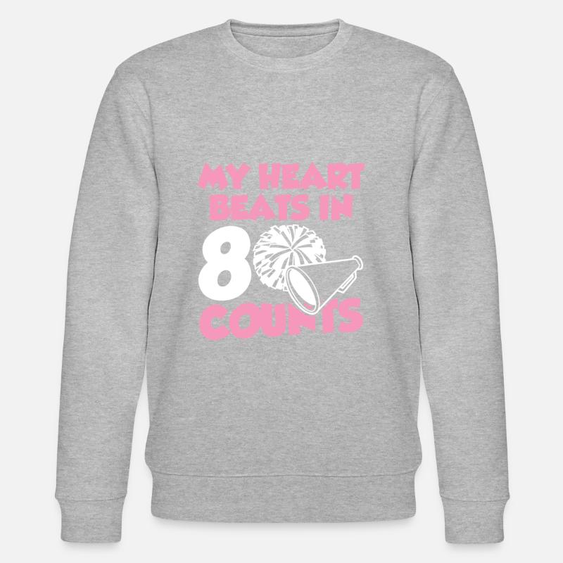 Spruch cheerleading - Sweat bio CHANGER Stanley/Stella Unisexe - gris chiné