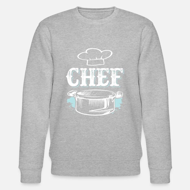chef koch - Stanley/Stella Unisex Bio-Sweatshirt CHANGER  - Grau meliert