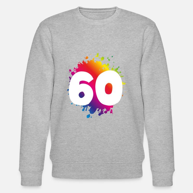 60 nombre de taches - Sweat bio CHANGER Stanley/Stella Unisexe - gris chiné