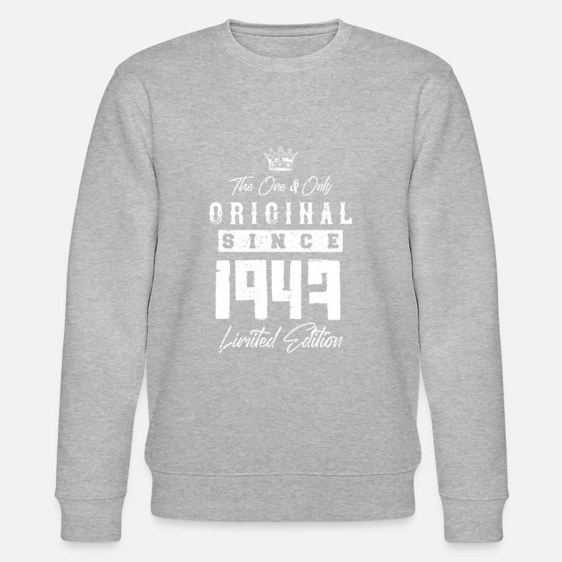 Édition limitée 1947 - Sweat bio CHANGER Stanley/Stella Unisexe - gris chiné