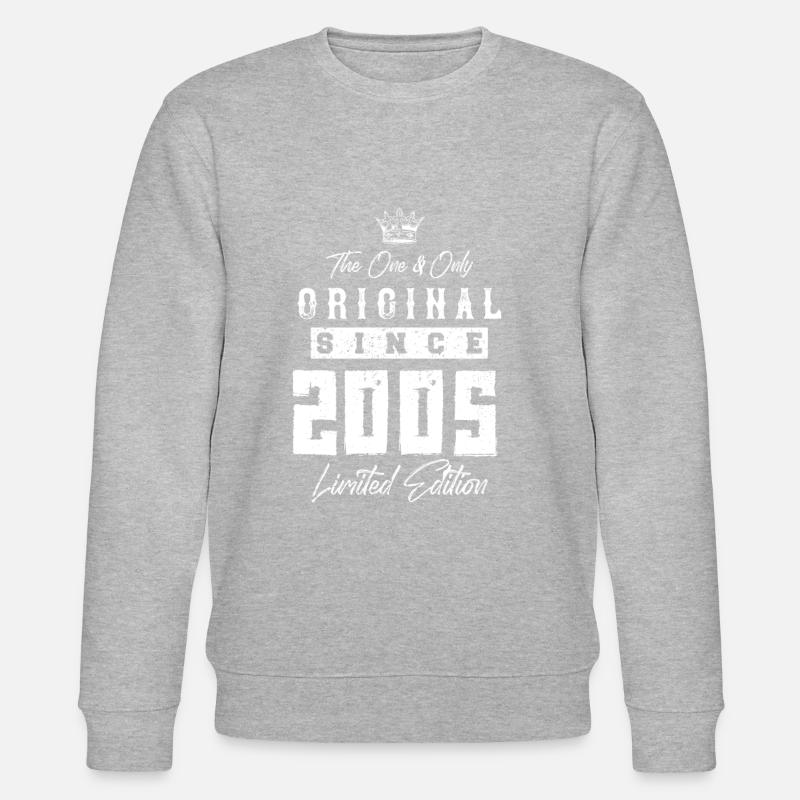 2005 limited edition - Stanley/Stella Unisex Bio-Sweatshirt CHANGER  - Grau meliert