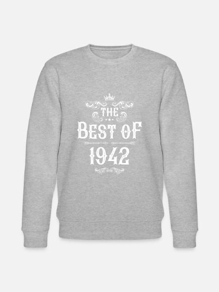 1942 best of - Stanley/Stella Unisex Bio-Sweatshirt CHANGER  - Grau meliert