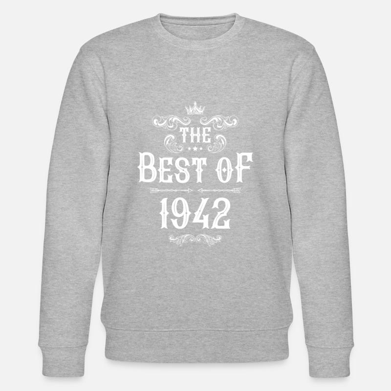 1942 best of - Stanley/Stella Unisex Bio-Sweatshirt CHANGER - Grau meliert