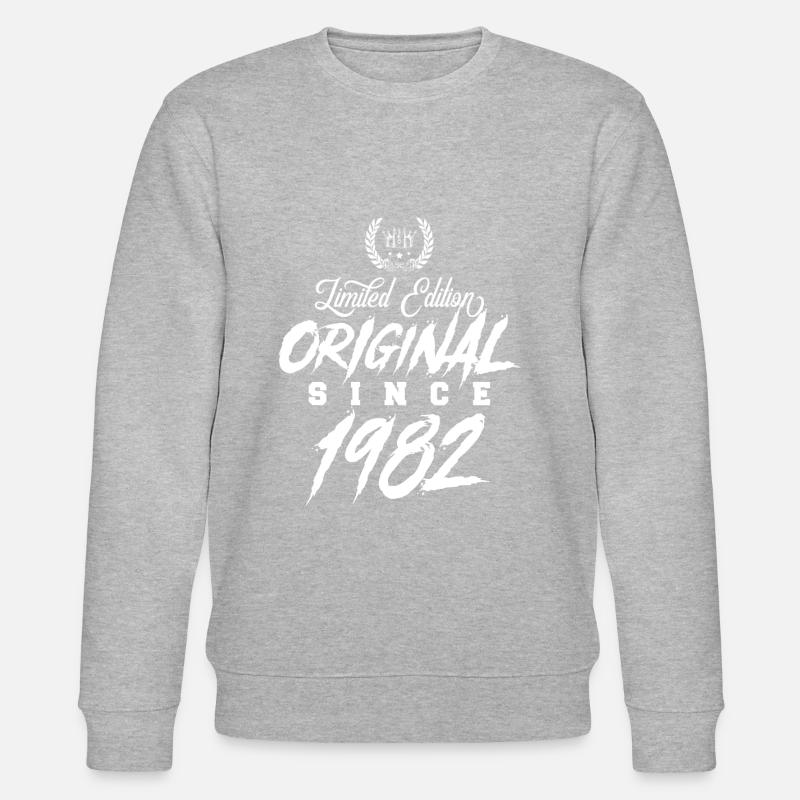 1982 limited edition - Stanley/Stella CHANGER Unisex Organic Sweatshirt - heather grey