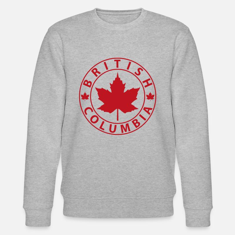British Columbia - Stanley/Stella Unisex Bio-Sweatshirt CHANGER  - Grau meliert