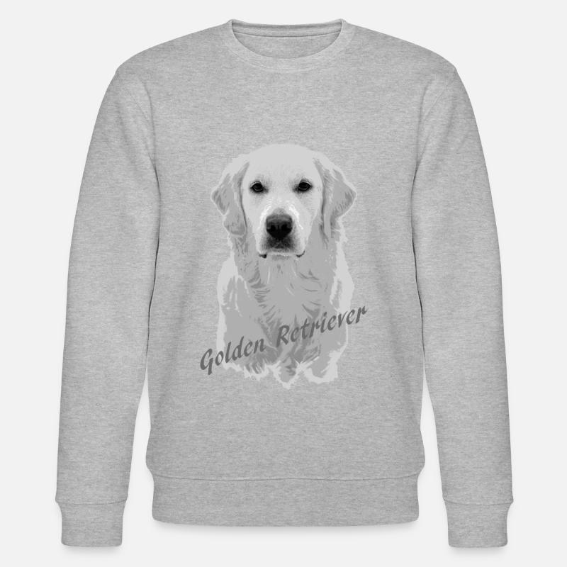 Golden Retriever - Stanley/Stella Unisex Bio-Sweatshirt CHANGER  - Grau meliert