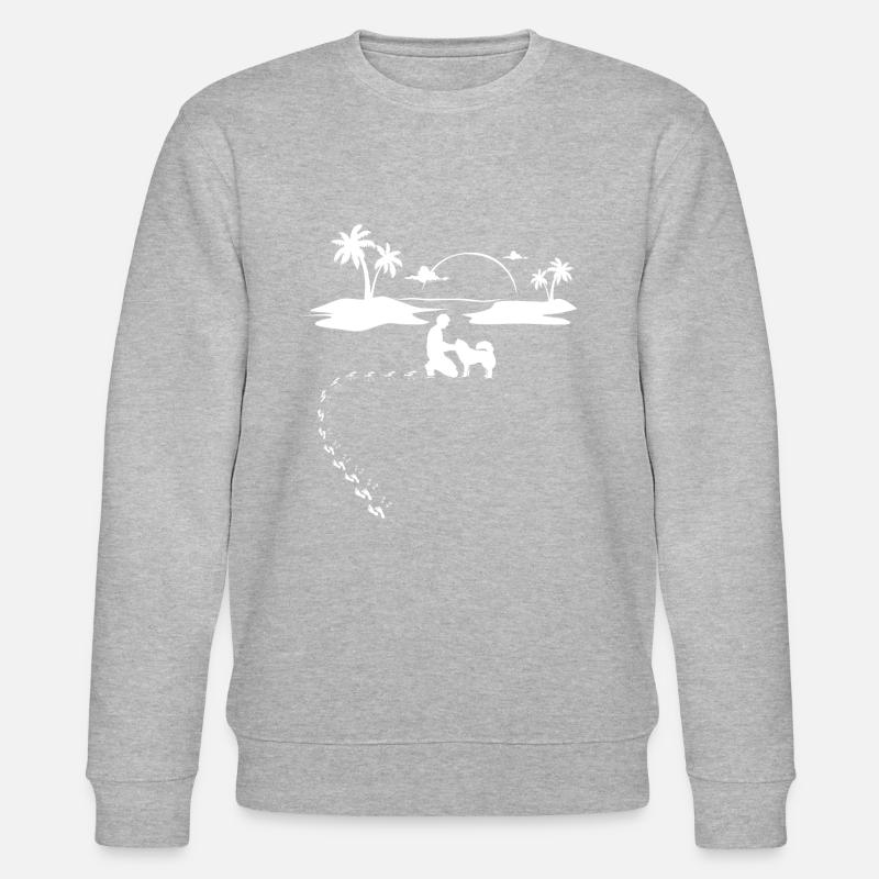 Beau cadeau eurasien - Sweat bio CHANGER Stanley/Stella Unisexe - gris chiné