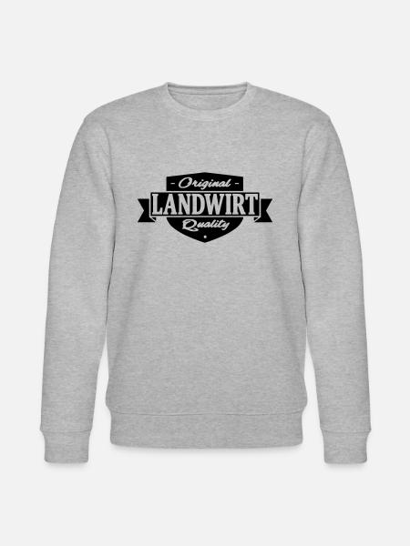 landwirt - Stanley/Stella Unisex Bio-Sweatshirt CHANGER - Grau meliert