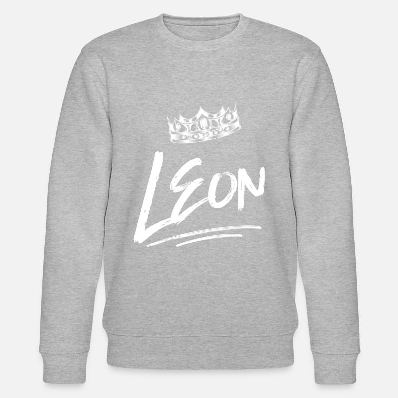 Léon - Sweat bio CHANGER Stanley/Stella Unisexe - gris chiné