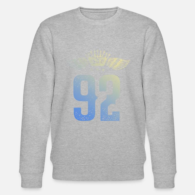 92 Couronne numérique - Sweat bio CHANGER Stanley/Stella Unisexe - gris chiné