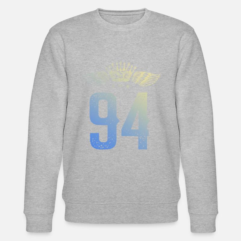 94 Couronne numérique - Sweat bio CHANGER Stanley/Stella Unisexe - gris chiné
