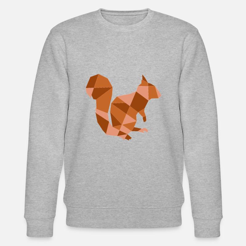 écureuil - Sweat bio CHANGER Stanley/Stella Unisexe - gris chiné