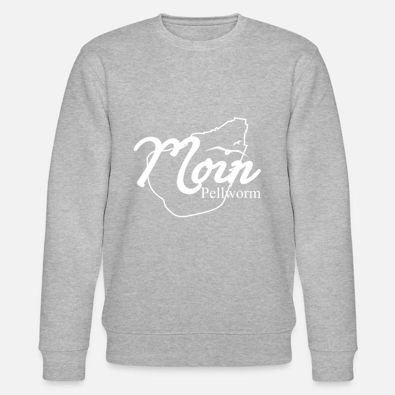 Moin Pellworm knows - Stanley/Stella CHANGER Unisex Organic Sweatshirt - heather grey