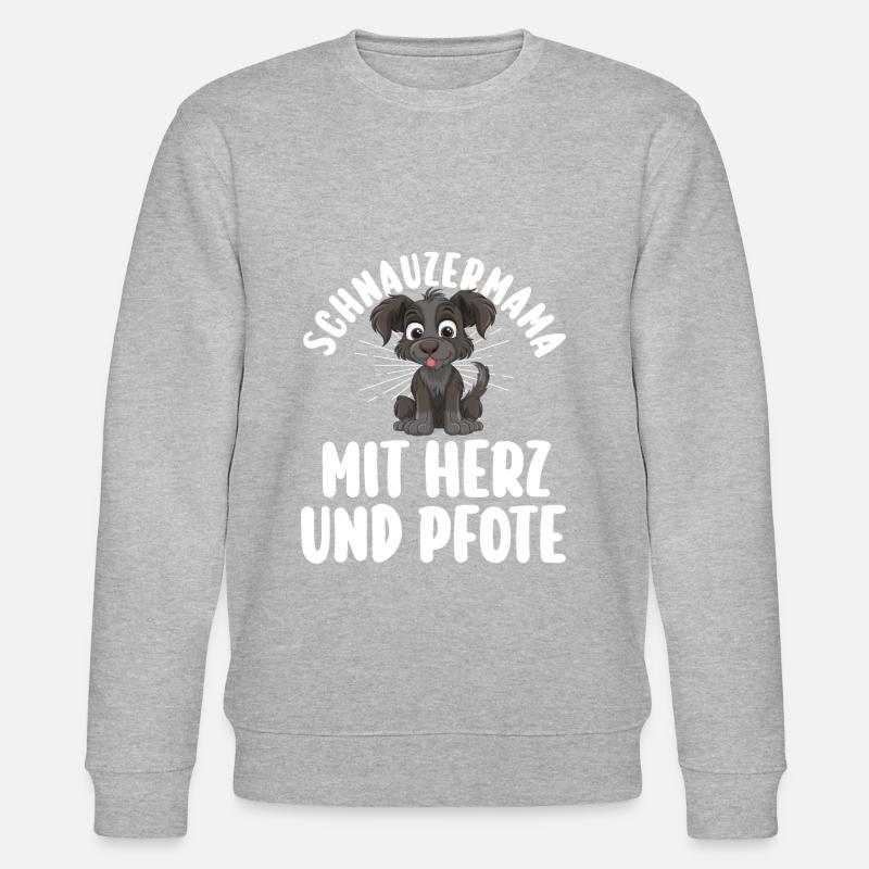 Schnauzer géant Schnauzer chien - Sweat bio CHANGER Stanley/Stella Unisexe - gris chiné