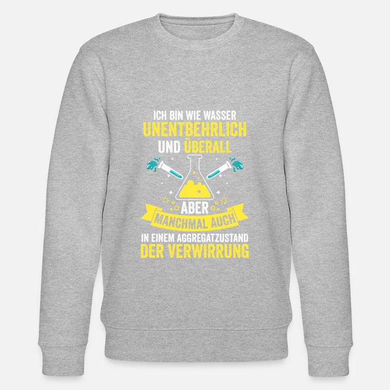 Chimiste Sciences Physique Chimie - Sweat bio CHANGER Stanley/Stella Unisexe - gris chiné